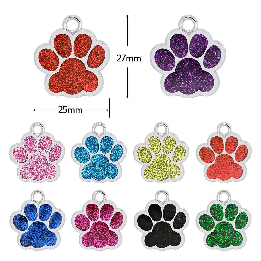 Custom Logo Pet Dog Tag Personalized Cat and Dog Keychain Anti-Lost Pet ID Tag Pendant Pet Supplies Wholesale