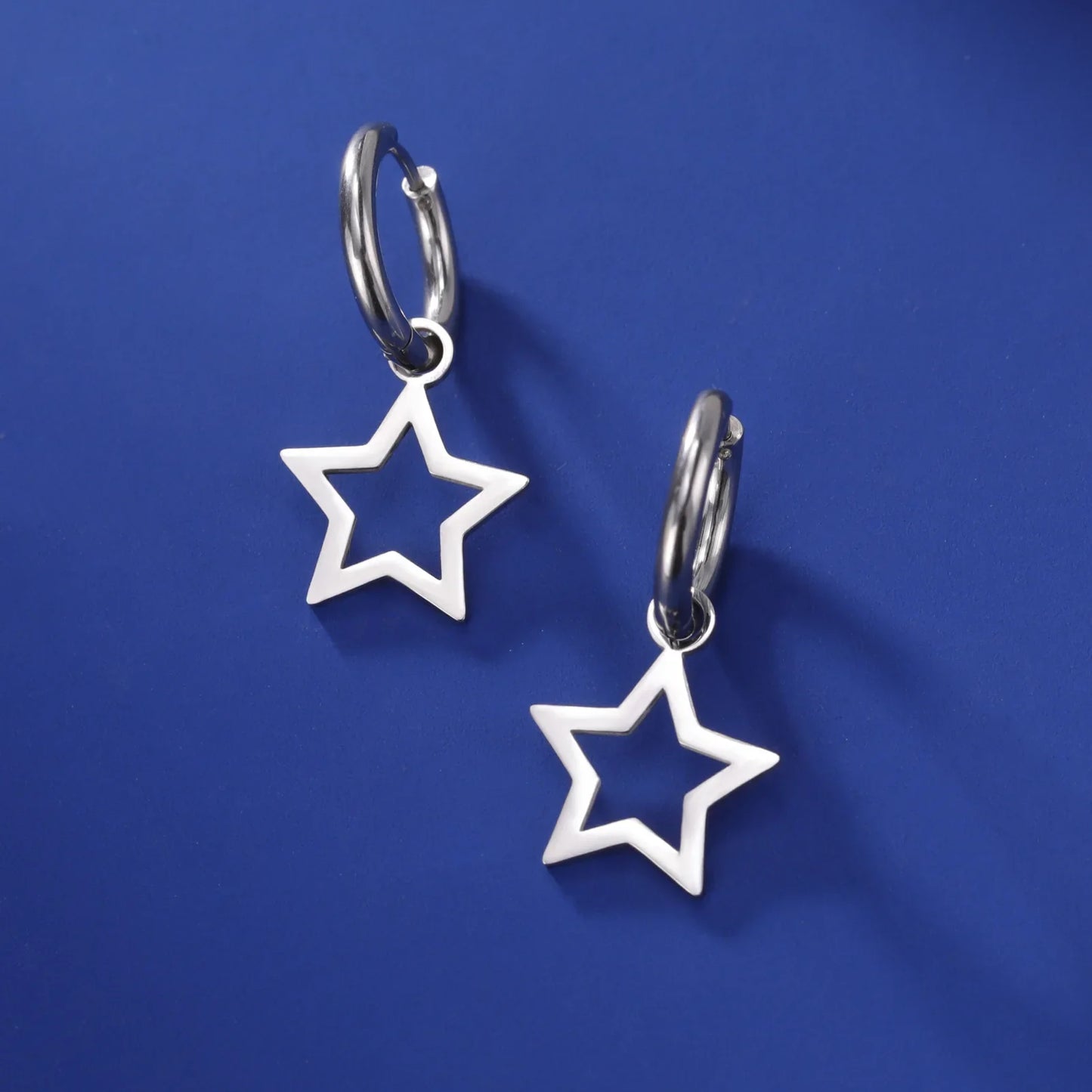 1 Pair New Creative Star Earrings Fashion Dangle Earring Gifts for Women Holiday Jewelry Gift Cute Mini Little Star Earrings