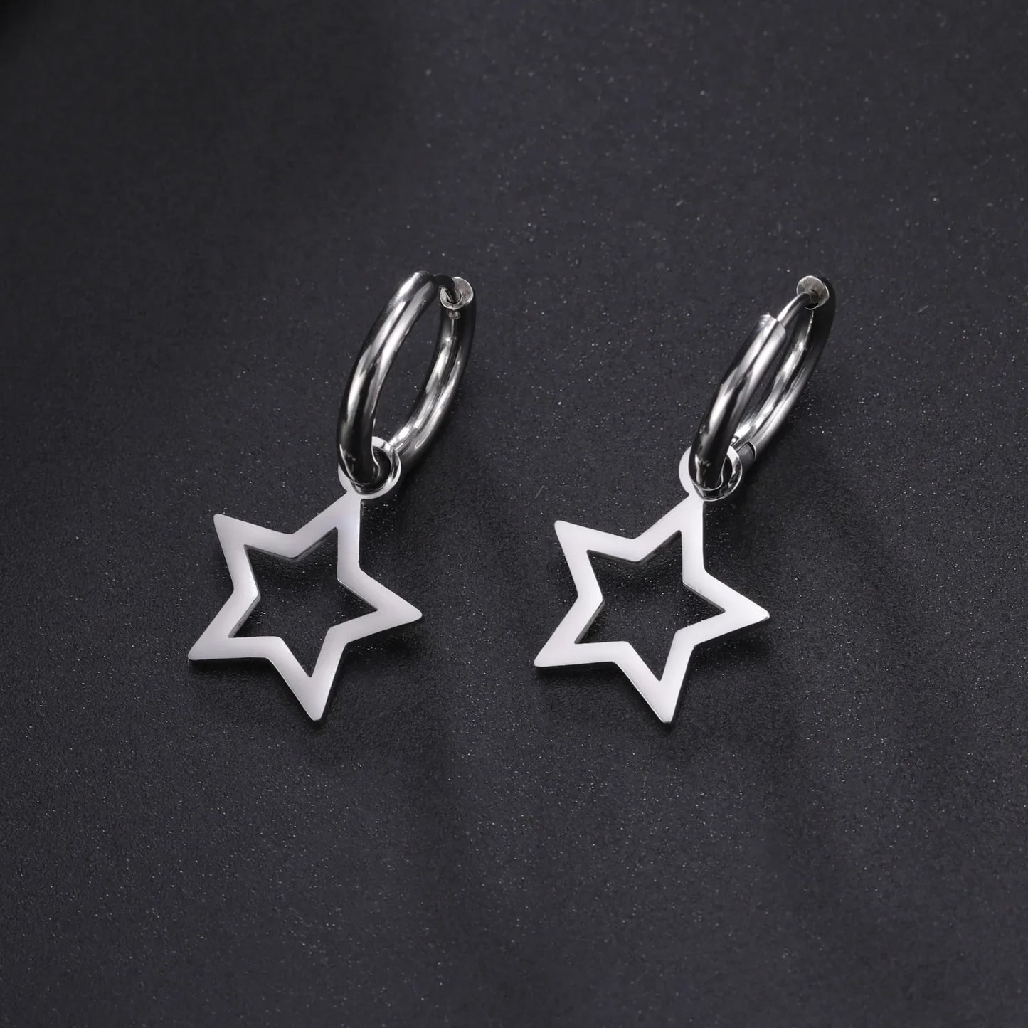 1 Pair New Creative Star Earrings Fashion Dangle Earring Gifts for Women Holiday Jewelry Gift Cute Mini Little Star Earrings