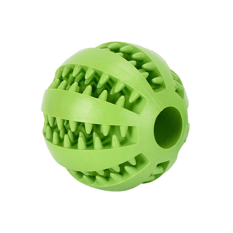 Pet Dog Toy Interactive Rubber Balls for Small Large Dogs Puppy Cat Chewing Toys Pet Tooth Cleaning Indestructible Dog Food Ball