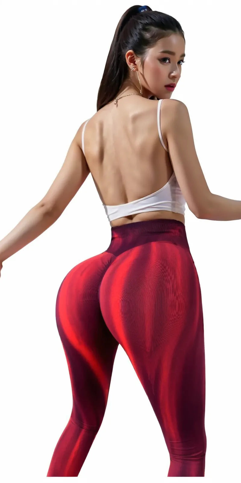 Super SEXY Yoga Pants for Women Fitness Sports Leggings Lady Gym Push up Tights High Waist Running Workout Sportswear