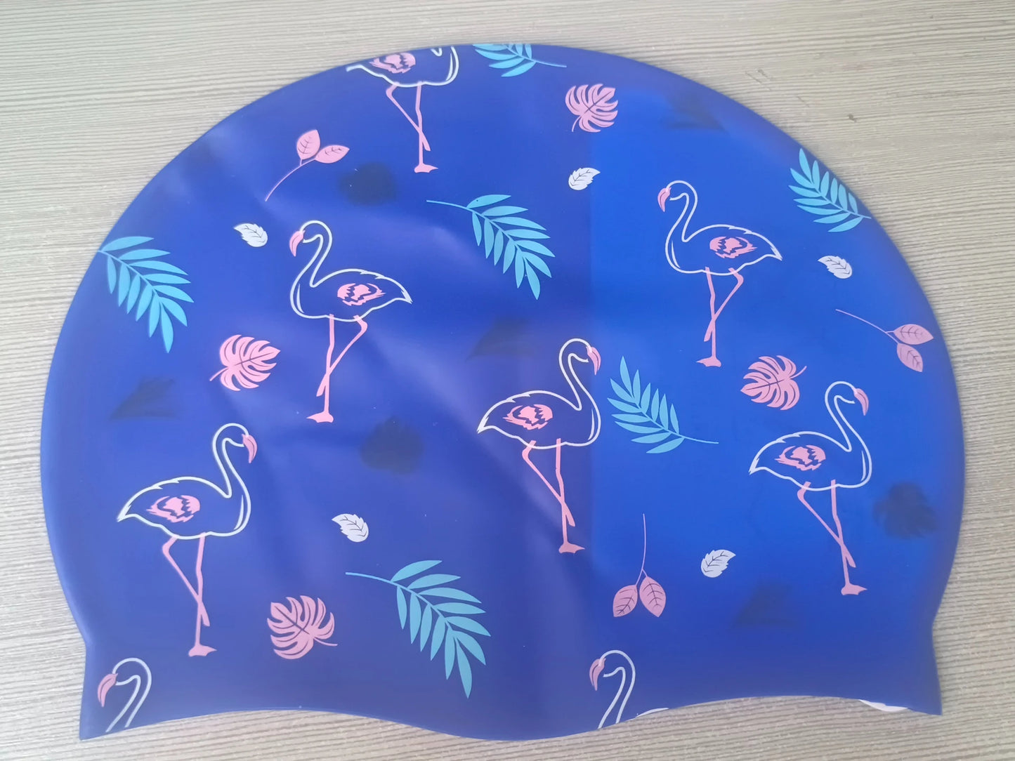 Adult Printed Silicone Swimming Cap Women Waterproof Ear Protecton Long Hair Swimming Hat Beach Pool Accessories