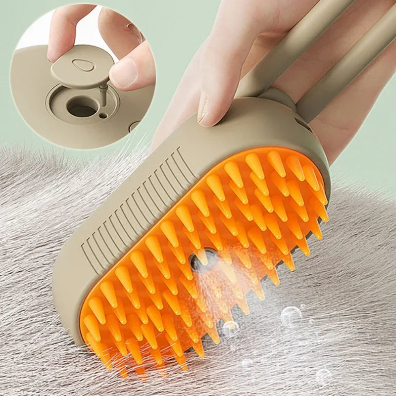 Cat Steam Brush Steamy Dog Brush 3 In 1 Electric Spray Cat Hair Brushes Massage Grooming Comb Hair Removal Combs  Pet Supplies