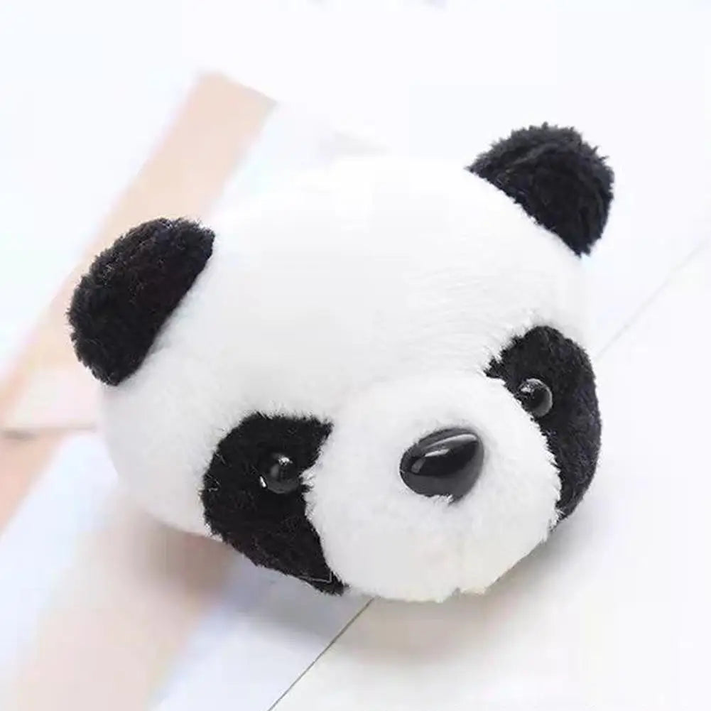 Chinese Lovely Plush Panda Headband Hairpin Brooch Hair Cute Jewelry Cartoon Doll Rope Head Accessories Animal Hair Aggrega H6S7