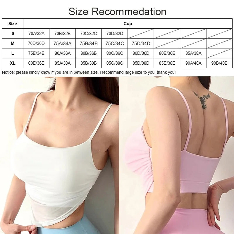 Cloud Hide SEXY Girls Sports Bra Gym Fitness Underwear Camis Home Yoga Crop Tank Top Dancing Bras Running Vest Workout Shirt