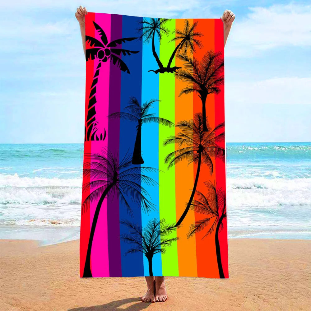 Customized Printed Beach Towels With Active Beach Towels,  Absorbent Beach Towels