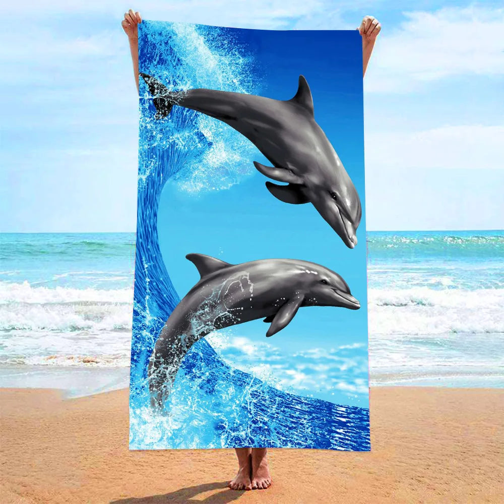 Customized Printed Beach Towels With Active Beach Towels,  Absorbent Beach Towels