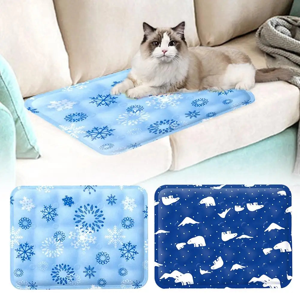 Dog Cooling Mat Summer Pet Cat Cold Bed For Small Big Dogs Pet Accessories Cat Durable Blanket Sofa Cat Ice Pad Blanket