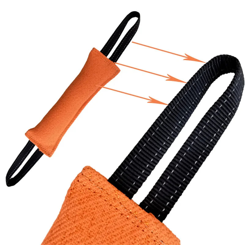 Durable Dog Bite Stick Creative Dog Tug Toy Non-slip Wear-resistant Pet Dog Training Cloth Sleeve Toy