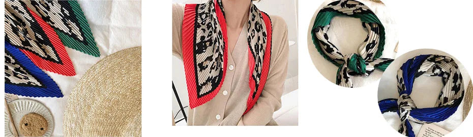 Abstract Bottle Print Square Scarf Women Bandana Hairband Lady Head Wraps Female Shawl Fashion Neckerchief 2021