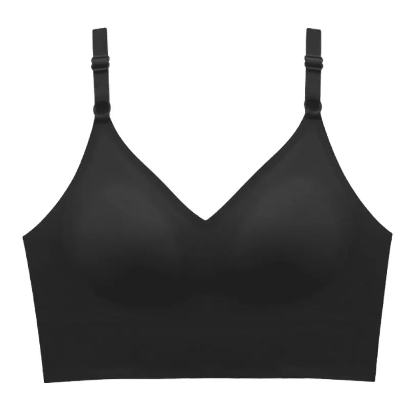 Low Back Bra Top Women Seamless Bralette Deep U Bras Backless Brassiere Large Size Underwear Wireless Sleepwear Lingerie M-6XL