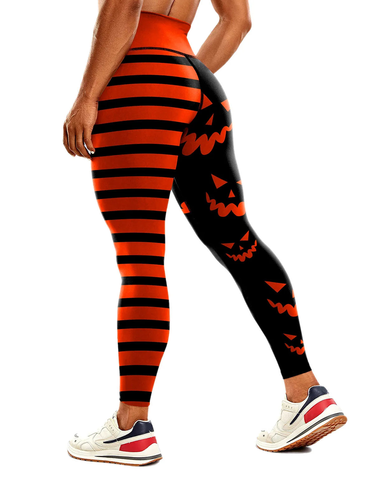 New Halloween Print Comfortable Yoga Pants Skinny Outdoor Sports Fitness Running Cycling Yoga Leggings Sportswear Women Push Up