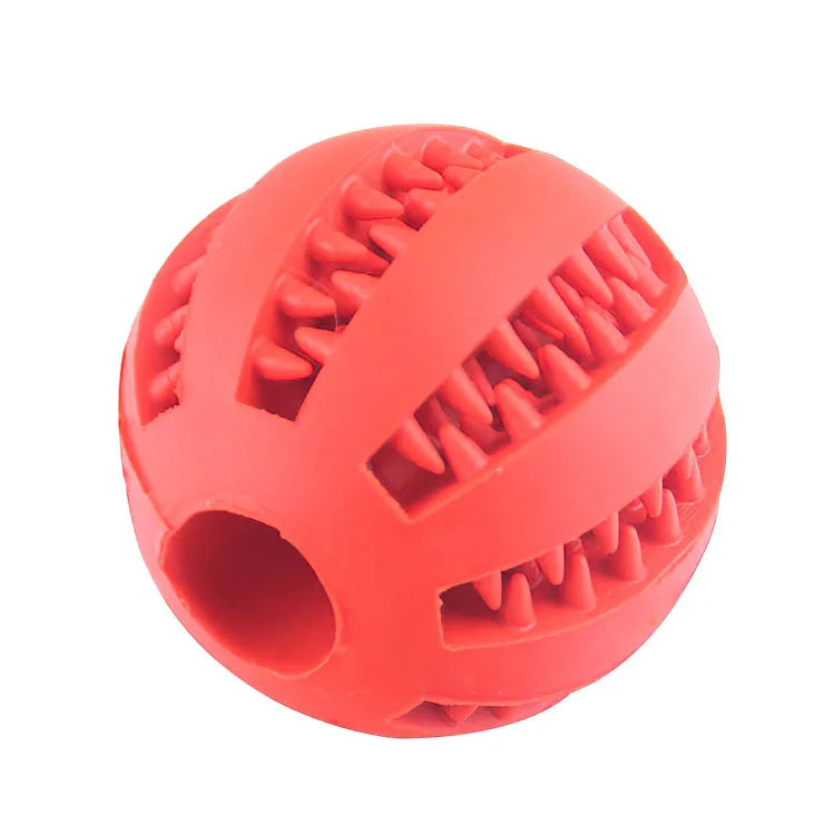 Pet Dog Toy Interactive Rubber Balls for Small Large Dogs Puppy Cat Chewing Toys Pet Tooth Cleaning Indestructible Dog Food Ball