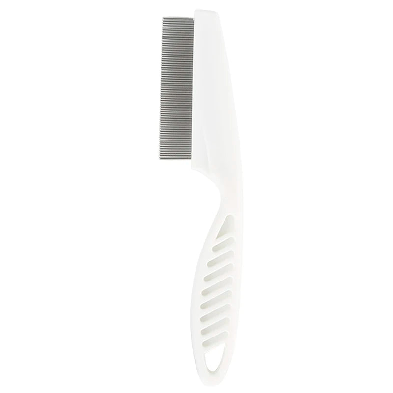 Pet Supplies Tooth Hair Removal Flea Lice Brush Stainless Steel Comb Deworming Knot Dog Cat Grooming Comb