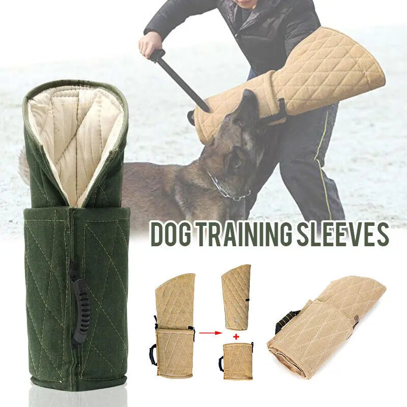 Practical Stable Interactive Play Durable Jute Training Young Arm Protection Safety Pet Dog Bite LargeTraining Sleeve Supplies