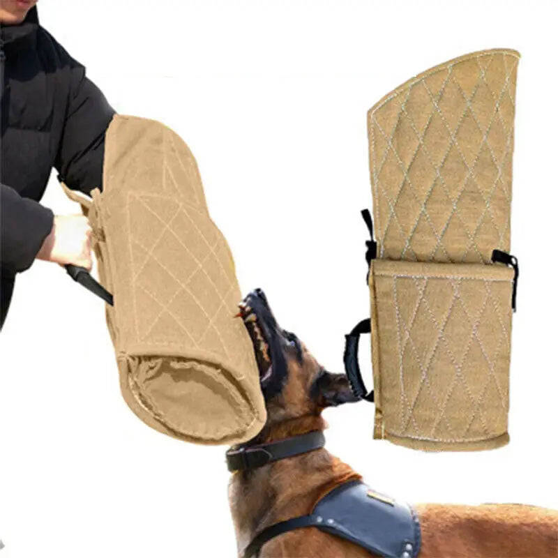 Practical Stable Interactive Play Durable Jute Training Young Arm Protection Safety Pet Dog Bite LargeTraining Sleeve Supplies