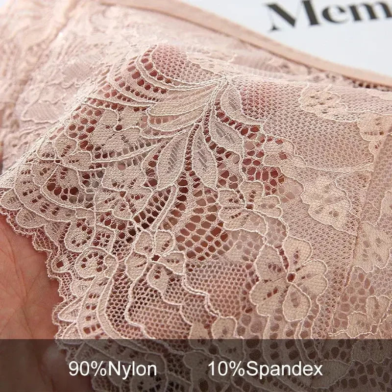 Sexy Lace Women's Underpants Solid Color Briefs Breathable Intimates Lingerie Panties Female Seamless Lingeries Women Underwear