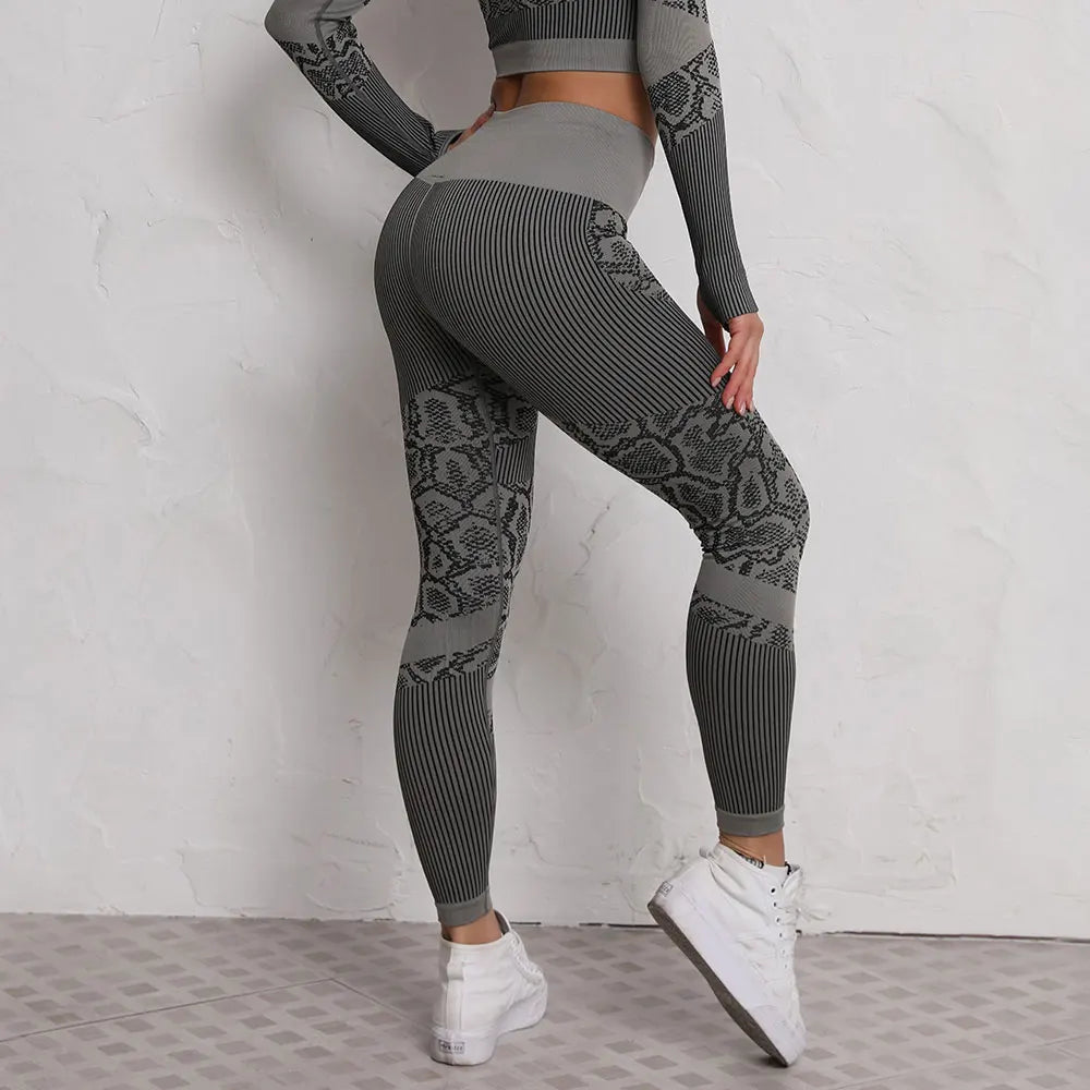 Sportswear Women's Gym Seamless Yoga Pants Workout breathable Yoga Leggings High waist hip lifting sweatpants