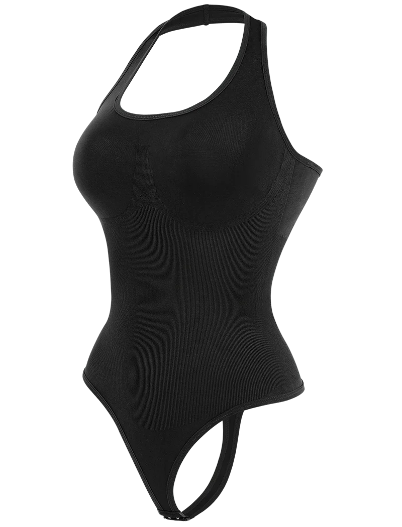 Womens Halter Neck Shapewear Bodysuits Tummy Control Waist Trainer Butt Lifter Slimmer Abdomen Shapers Corset Full Body Shaper