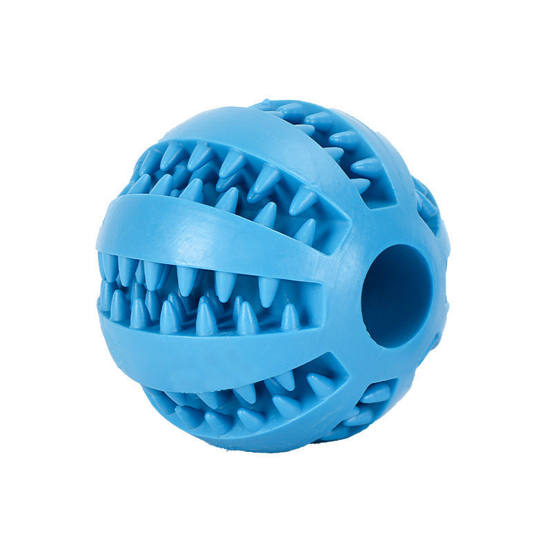 Pet Dog Toy Interactive Rubber Balls for Small Large Dogs Puppy Cat Chewing Toys Pet Tooth Cleaning Indestructible Dog Food Ball